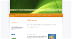 Desktop Screenshot of liebe-gottes.info